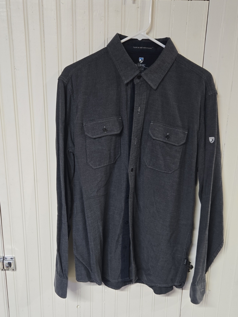 Kuhl Slate Gray Men's Button-Front Workshirt Jacket